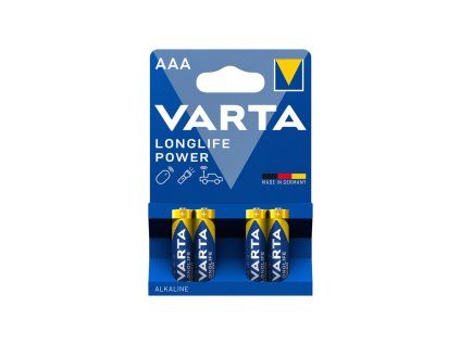 Baterie Varta AAA, 4ks/blistr