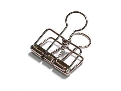 12441 bookbinders wire clip m 10pcs in box silver
