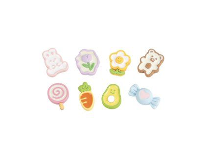 Lovely Resin Sticker Set Fruit