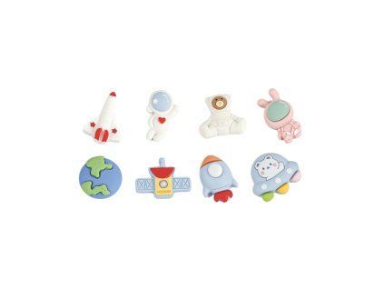 Lovely Resin Sticker Set Space