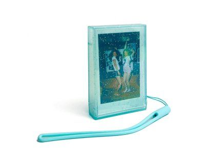 13597 plastic photo storage box green
