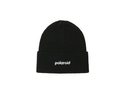 12106 2 polaroid beanie black cepice