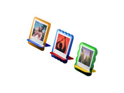Polaroid Coloured Acrylic Photo Frames 3 Pack
