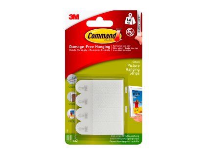3M Command Hanging Strips White Small