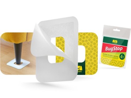 Past na štěnice pod nohy postele