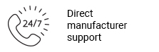Direct manufacturer support