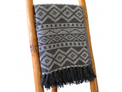8897 4 awm boho pohodlny prehoz 125 x 150 cm siva geometria 1ks