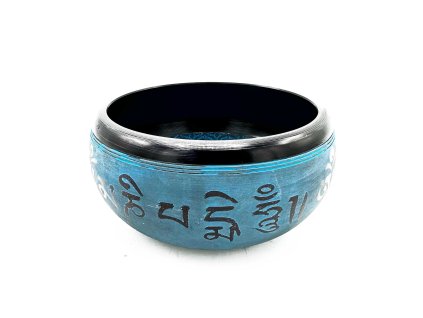 10317 5 awm spievajuca miska zo zemneho prasku modra mantra piatich budhov 16cm 1ks