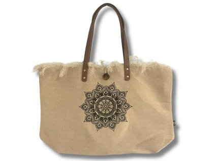 12425 6 awm prirodna taska s kozenymi rukovatami mandala 1ks
