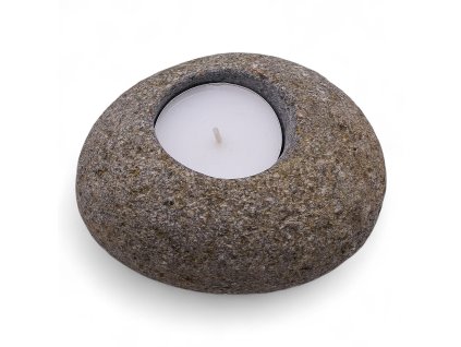 13727 5 awm svietnik z prirodneho riecneho kamena jedna sviecka 1ks