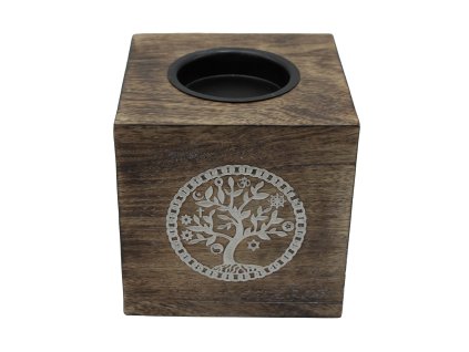 14058 3 awm stvorcova aroma lampa z mangoveho dreva strom zivota 1ks