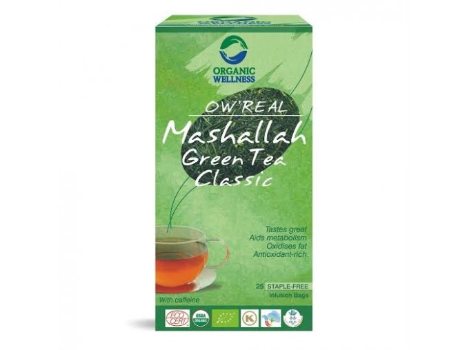 ORGANIC WELNESS BIO TULSI zelený čaj Mashallah 25ks