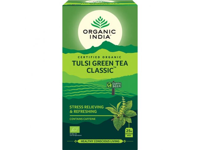 Tulsi so zeleným čajom Organic India
