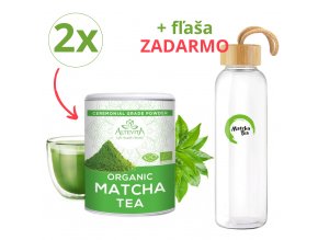 2x matcha tea 100g flasa zadarmo