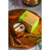 8936 2 arome organicka vykurovacia sviecka 200g v skle so zlatou foliou lemongrass spice 1ks