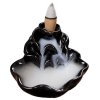 Backflow Ceramic Incense Holder Waterfall 9cm Porte encens Artisanat Porte Encens Backflow b