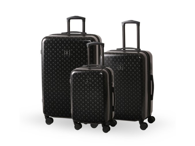 Cestovní kufr BERTOO Torino - black/black 3v1