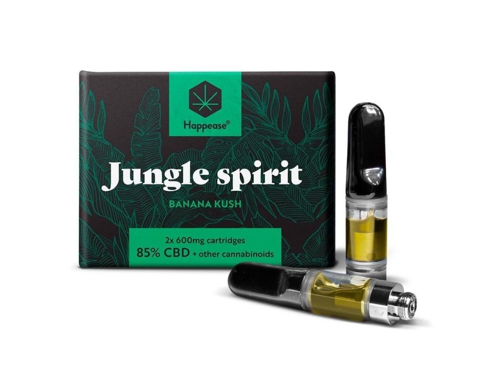 Happease Jungle Spirit 85% CBD, 600mg Cartridge