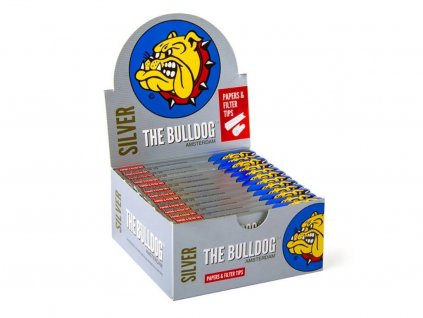 The Bulldog Papírky s filtrama King Size Slim, Silver