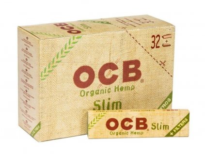 OCB Papírky s filtrama Kingsize, Organic Hemp, 32ks