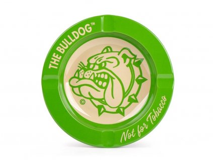 Popelník The Bulldog Plechový, Zelený