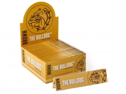 The Bulldog Papírky King Size, Hnědé