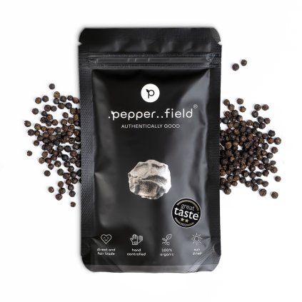 Pepper Field Kampotský pepř černý - doypack 50g