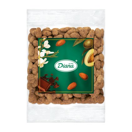 Mandle v polevě z mléčné čokolády sypané kakaem 100g