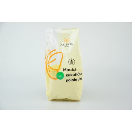 Natural mouka kukuřičná polohrubá 400g