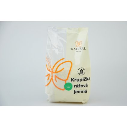 Natural rýžová krupička jemná 500g
