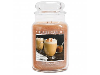 4260298 Salted Caramel Latte Large Glass Dome