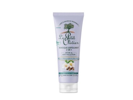 69240 le petit olivier exfoliacni maska a peeling 2v1 mandlovy kvet a moringa 75ml