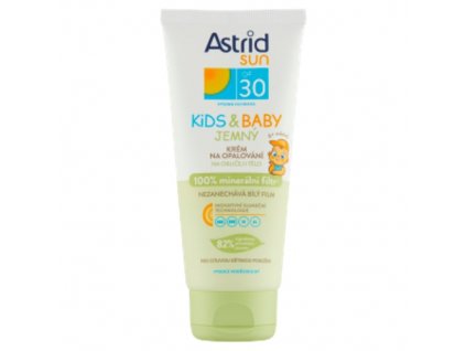 69516 astrid sun jemny detsky krem na opalovani spf30 100ml