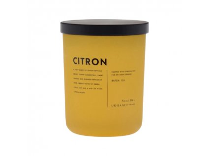 Vonná svíčka - Citron (Doba hoření 33 hodin)