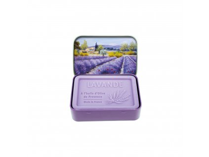 74956 1 tuhe mydlo v plechovce levandule z provence 120g