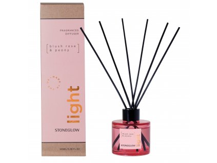 78309 light blush rose peony