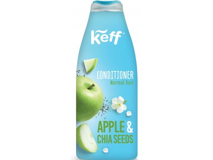 78399 keff kondicioner pro normalni vlasy jablka chia seminka 500ml