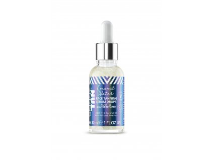 Skinny Tan Coconut Water Face Tanning Serum Drops Front