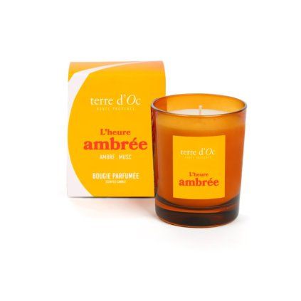 bougie parfumee l heure ambree ok