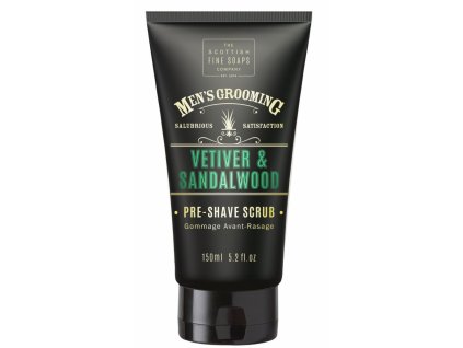 42956 scottish fine soaps pansky pletovy peeling pred holenim vetiver a santalove drevo 150ml