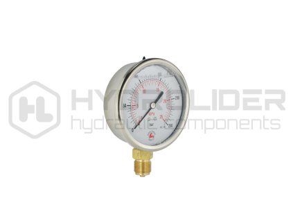 Manometr glycerinově 0-100Bar 1/2'