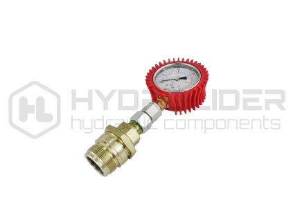 Manometr glycerinově 0-250 Bar 1/4' se z strźkou