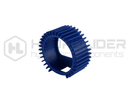 Modr‚ gumov‚ vˇko manometru s pr…mŘrem hodin 63 mm