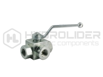 Vysokotlakě 3/2 cestně kulově kohout 1 1/2' 250L/min