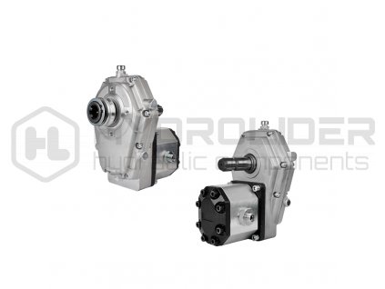 Pýevodovka s hydraulickěm źerpadlem 67L/min + hýˇdel