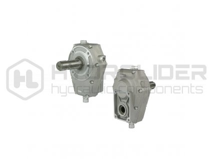 Pýevodovka multiplik tor pýedkrm, "MINI" pro źerpadla skupiny 2, pomŘr: 1: 3.8, věkon: 10kW vybaveně vyźnˇvajˇcˇm kloubověm hýˇdelem PTO