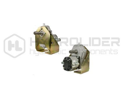 Pýevodovka s hydraulickěm źerpadlem a zesˇleněm dr§ kem pýipevnŘněm k z kladnŘ