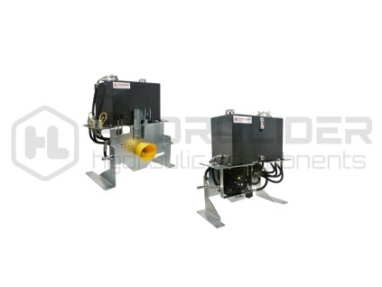 Mobilnˇ agreg t s rozvadŘź 2 sekźnˇ 80L, 45L n dr§ s maxim lnˇm Łźinnost źerpadla 45L a chladiź oleje s ventil torem