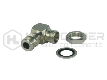 Hydraulick  pýˇpojka pod Łhlem M22x1.5- M18x1.5