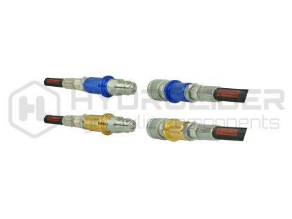 Dva sady rychlospojek M18x1,5 z strźky + z suvka s barevněmi znaźkami